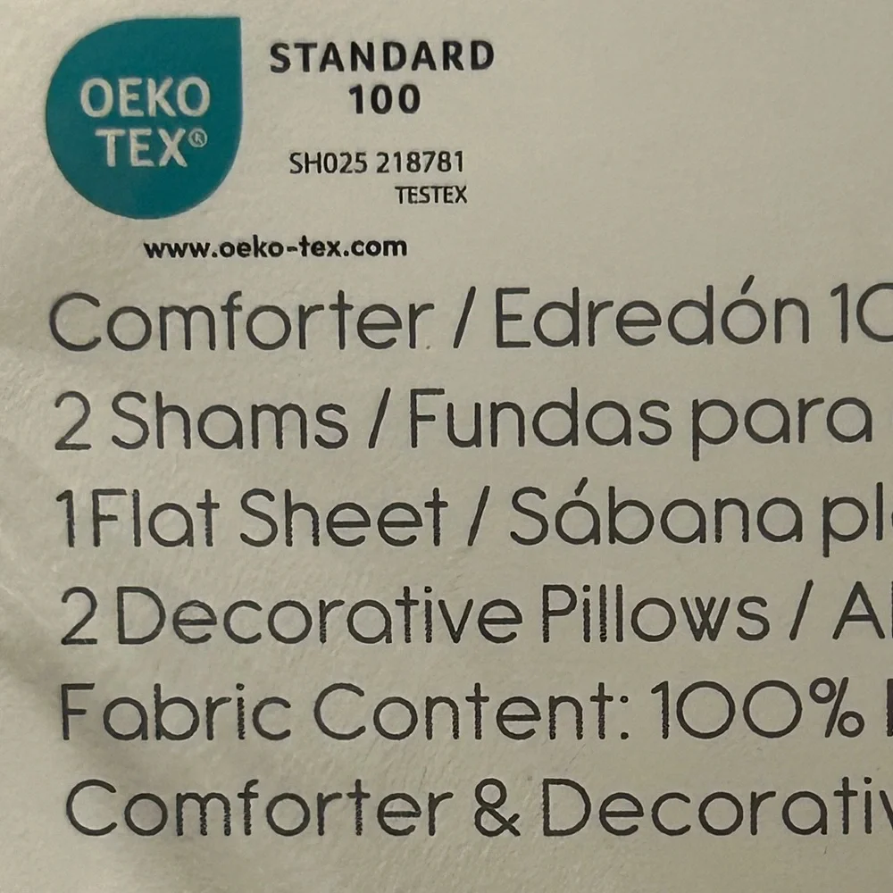 Shawna King Sheet Set Soothing Periwinkle Gray 4 Piece New (Out of Box NEW)